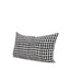 Mercana Jolie Cream w/ Black Print Linen Lumbar Decorative Pillow Cover