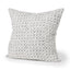 Mercana Jayden Cream w/ Black Print Linen Square Decorative Pillow Cover