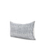 Mercana Janelle Cream w/ Indigo Print Linen Lumbar Decorative Pillow Cover