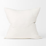 Mercana Jenna Cream w/ Black Print Linen Square Decorative Pillow Cover