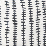 Mercana Jenna Cream w/ Black Print Linen Square Decorative Pillow Cover