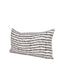 Mercana Jenna Cream w/ Black Print Linen Lumbar Decorative Pillow Cover