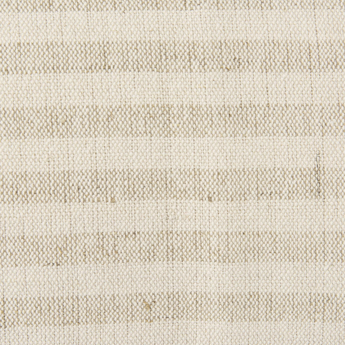 Mercana Jace Cream w/ Beige Stripe Linen-Cotton Square Decorative Pillow Cover