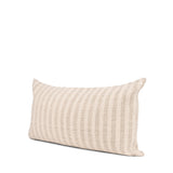 Mercana Jace Cream w/ Beige Stripe Lumbar Decorative Pillow Cover