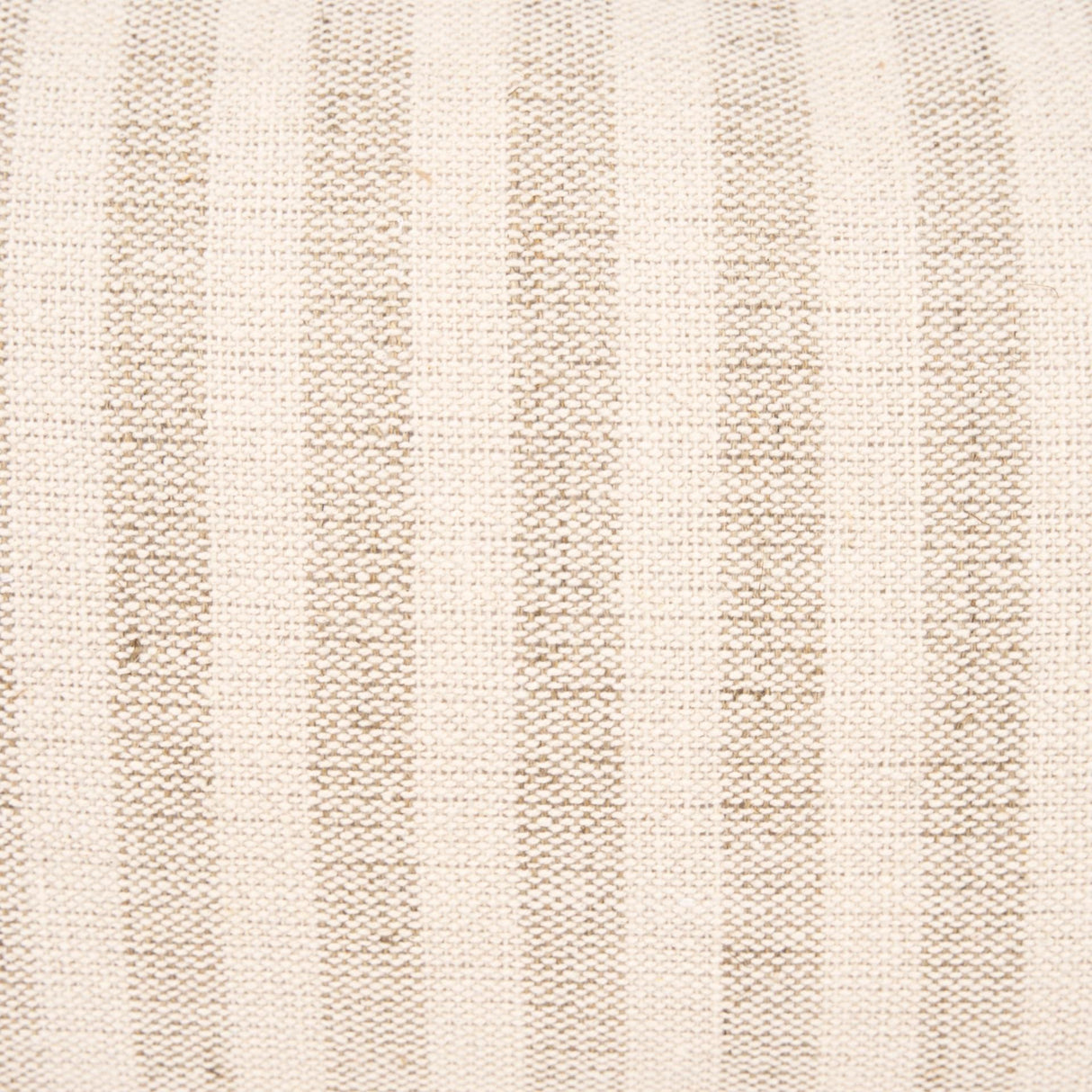 Mercana Jace Cream w/ Beige Stripe Lumbar Decorative Pillow Cover