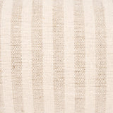 Mercana Jace Cream w/ Beige Stripe Lumbar Decorative Pillow Cover
