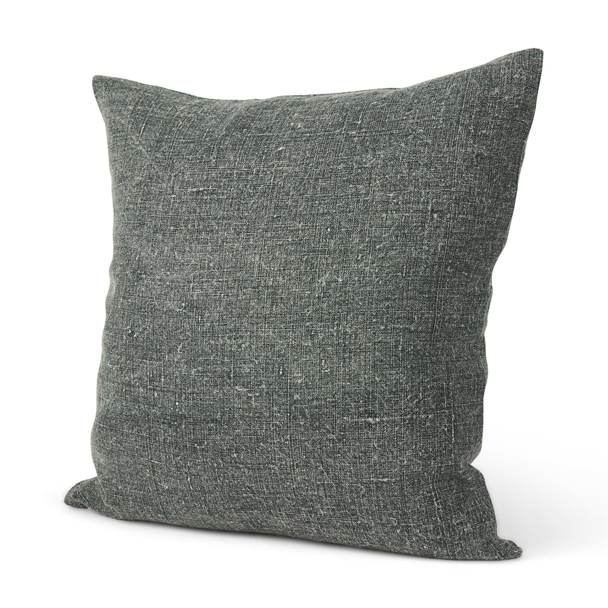 Mercana Jack Green Linen Square Decorative Pillow Cover