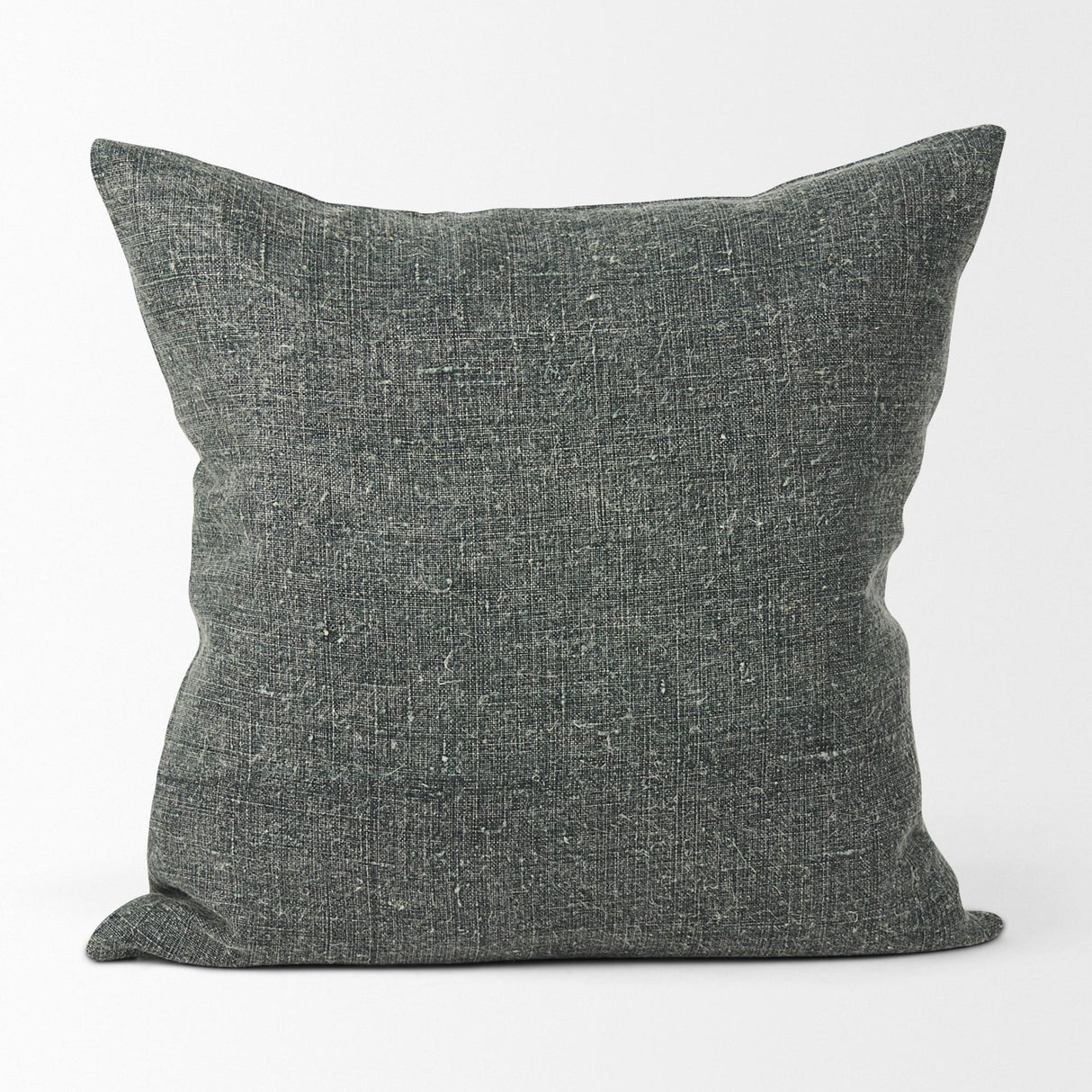 Mercana Jack Green Linen Square Decorative Pillow Cover