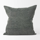 Mercana Jack Green Linen Square Decorative Pillow Cover