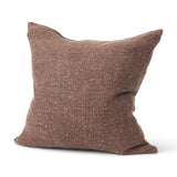 Mercana Jack Brown Linen Square Decorative Pillow Cover