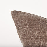 Mercana Jack Brown Linen Square Decorative Pillow Cover