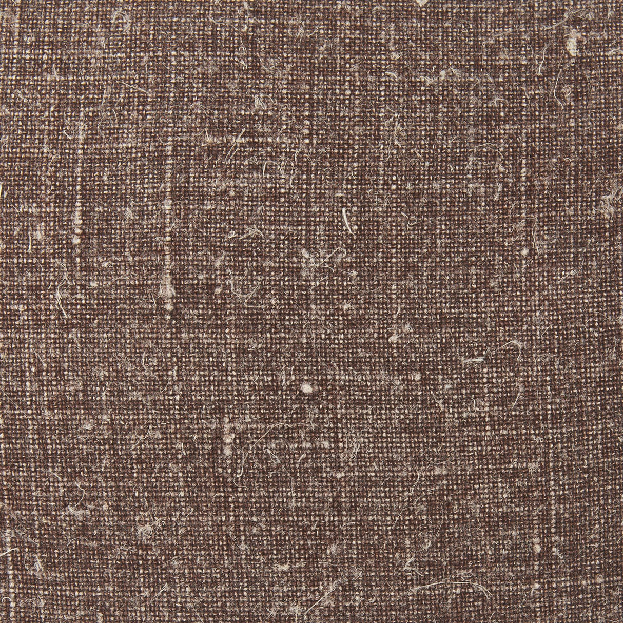 Mercana Jack Brown Linen Square Decorative Pillow Cover