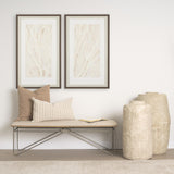 Mercana Jacklyn Brown Linen Square Decorative Pillow Cover