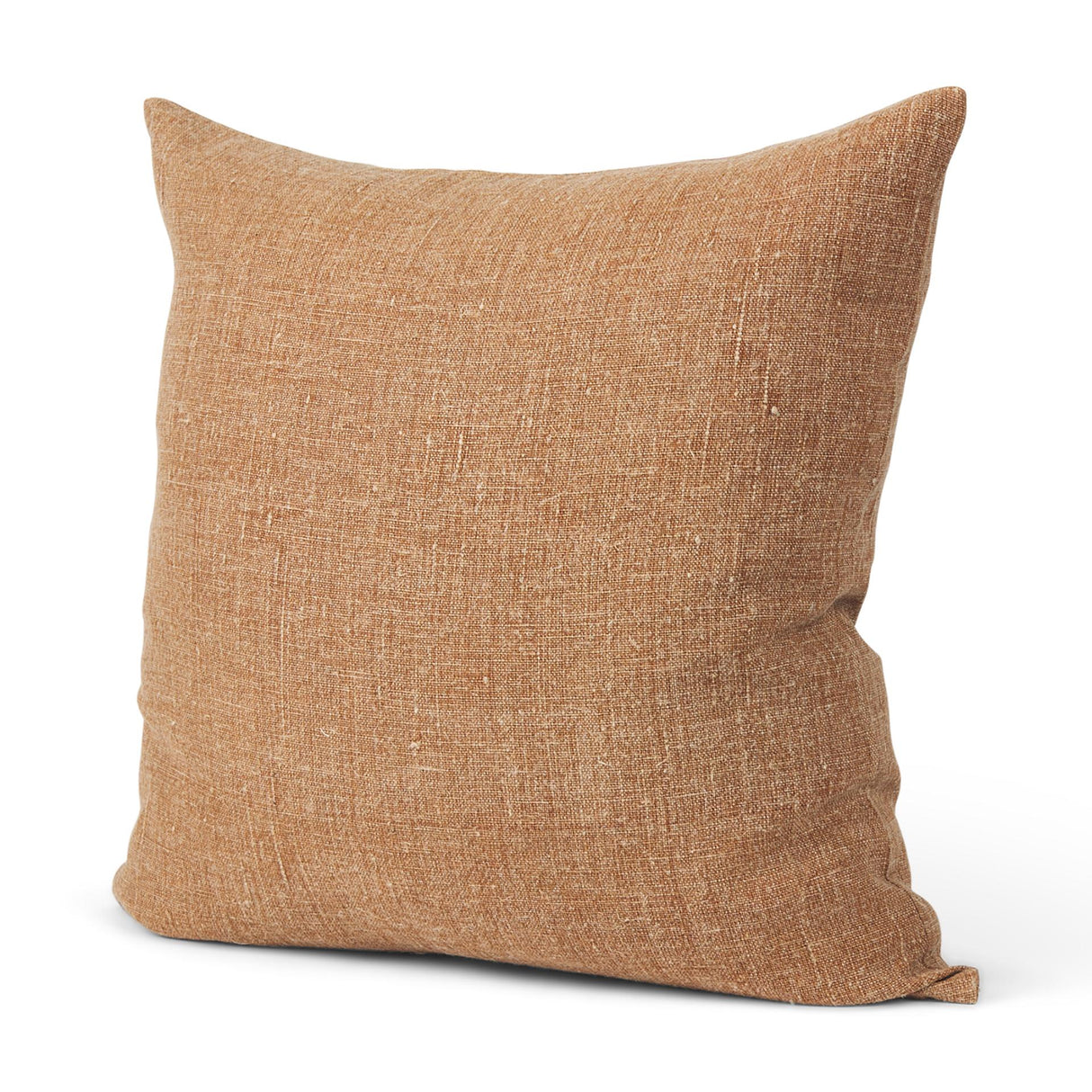 Mercana Jack Rust Linen Square Decorative Pillow Cover