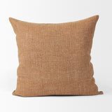 Mercana Jack Rust Linen Square Decorative Pillow Cover
