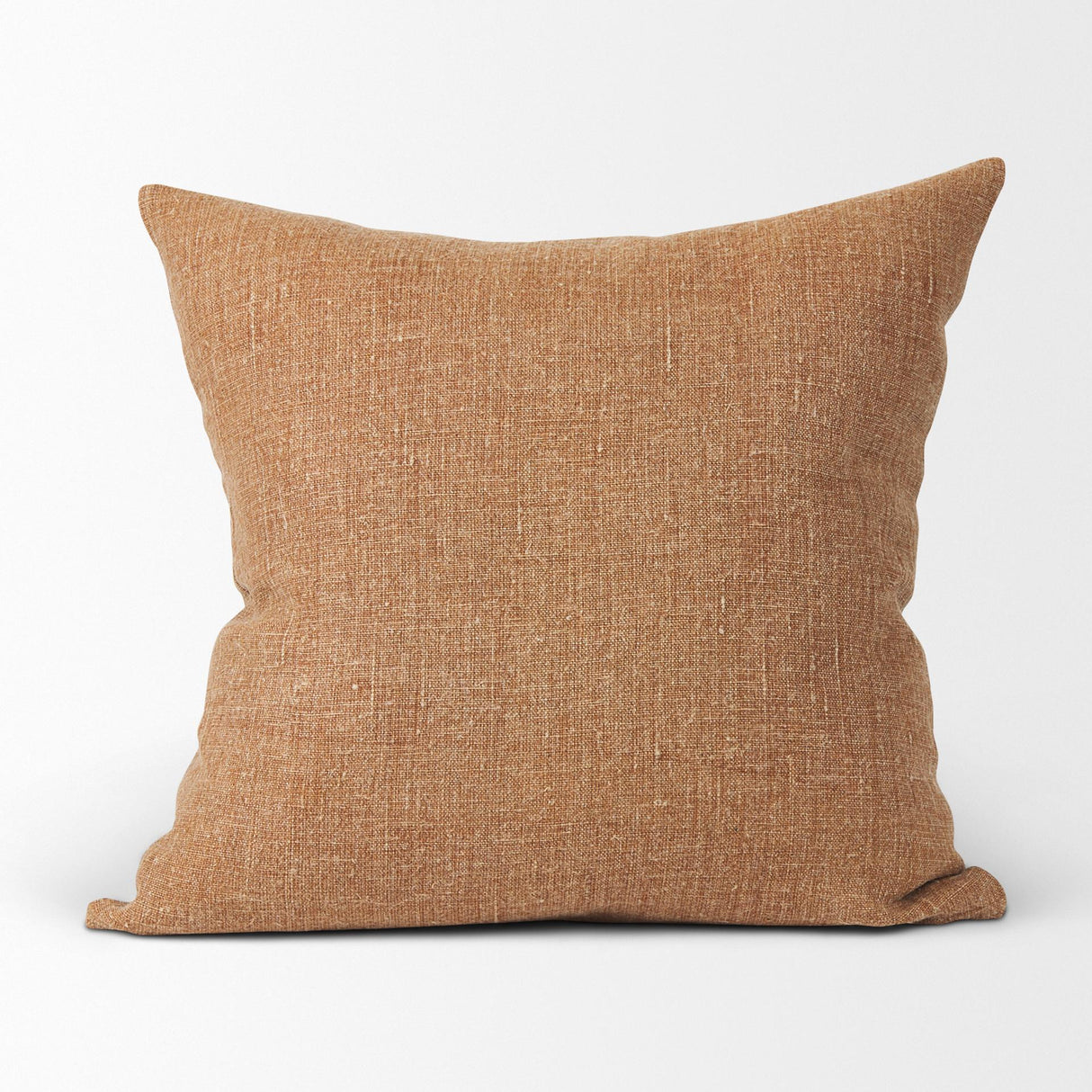 Mercana Jack Rust Linen Square Decorative Pillow Cover