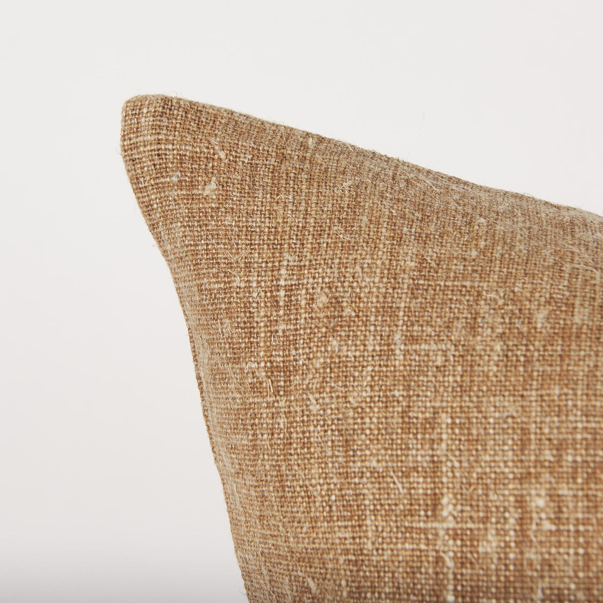 Mercana Jack Rust Linen Square Decorative Pillow Cover