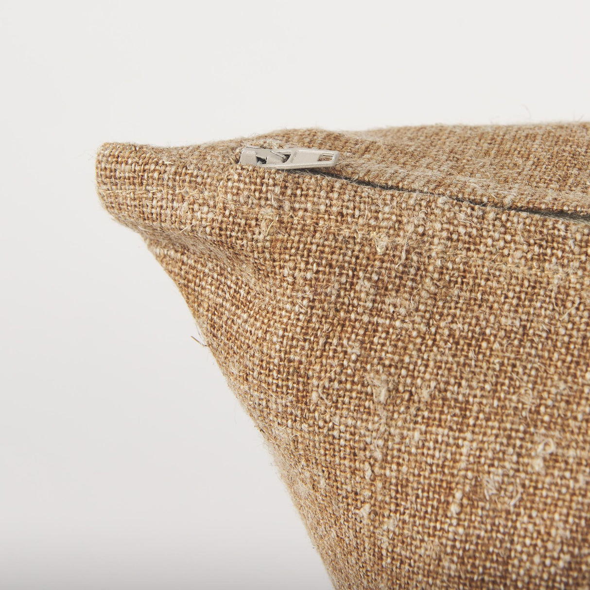 Mercana Jack Rust Linen Square Decorative Pillow Cover