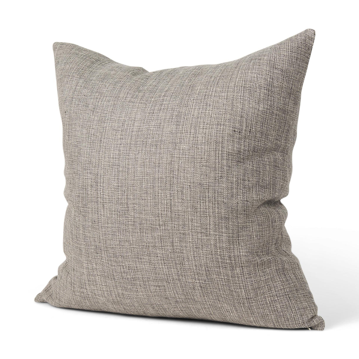 Mercana Jacklyn Grey Linen Square Decorative Pillow Cover