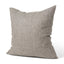 Mercana Jacklyn Grey Linen Square Decorative Pillow Cover