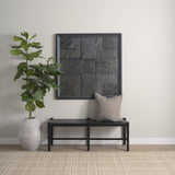Mercana Jacklyn Grey Linen Square Decorative Pillow Cover