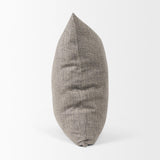 Mercana Jacklyn Grey Linen Square Decorative Pillow Cover