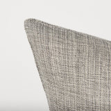 Mercana Jacklyn Grey Linen Square Decorative Pillow Cover