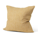 Mercana Jacklyn Mustard Linen Square Decorative Pillow Cover