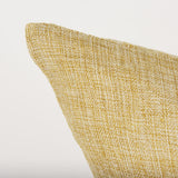 Mercana Jacklyn Mustard Linen Square Decorative Pillow Cover