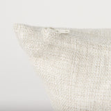 Mercana Jacklyn Cream Linen Square Decorative Pillow Cover