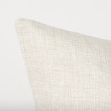 Mercana Jacklyn Cream Linen Square Decorative Pillow Cover