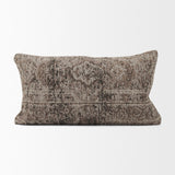 Mercana Khloe Taupe Lumbar Pillow Cover