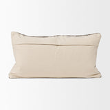 Mercana Khloe Taupe Lumbar Pillow Cover