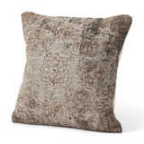 Mercana Khloe Taupe Square Pillow Cover