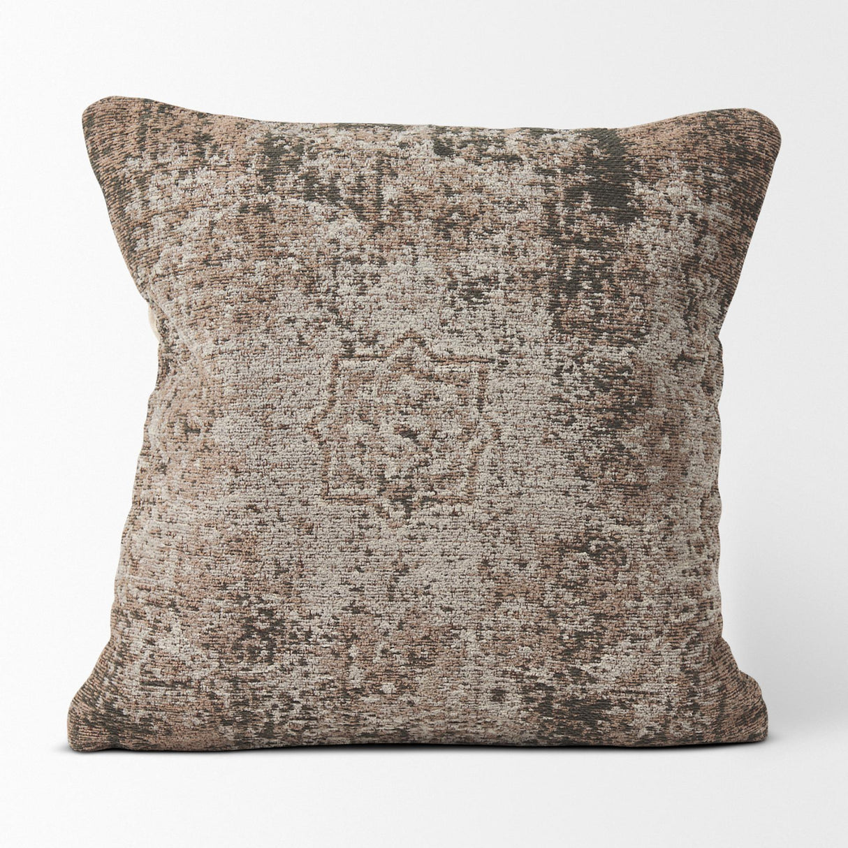 Mercana Khloe Taupe Square Pillow Cover