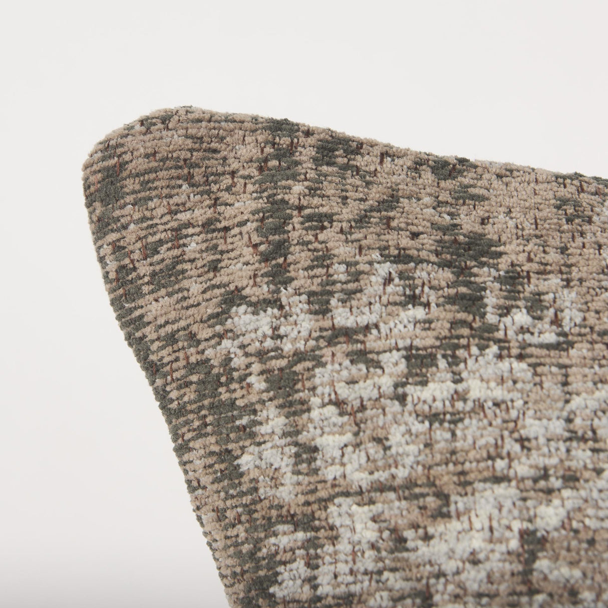 Mercana Khloe Taupe Square Pillow Cover