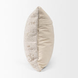 Mercana Khloe Cream Square Pillow Cover