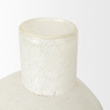 Mercana Heket Short White Glass Vase