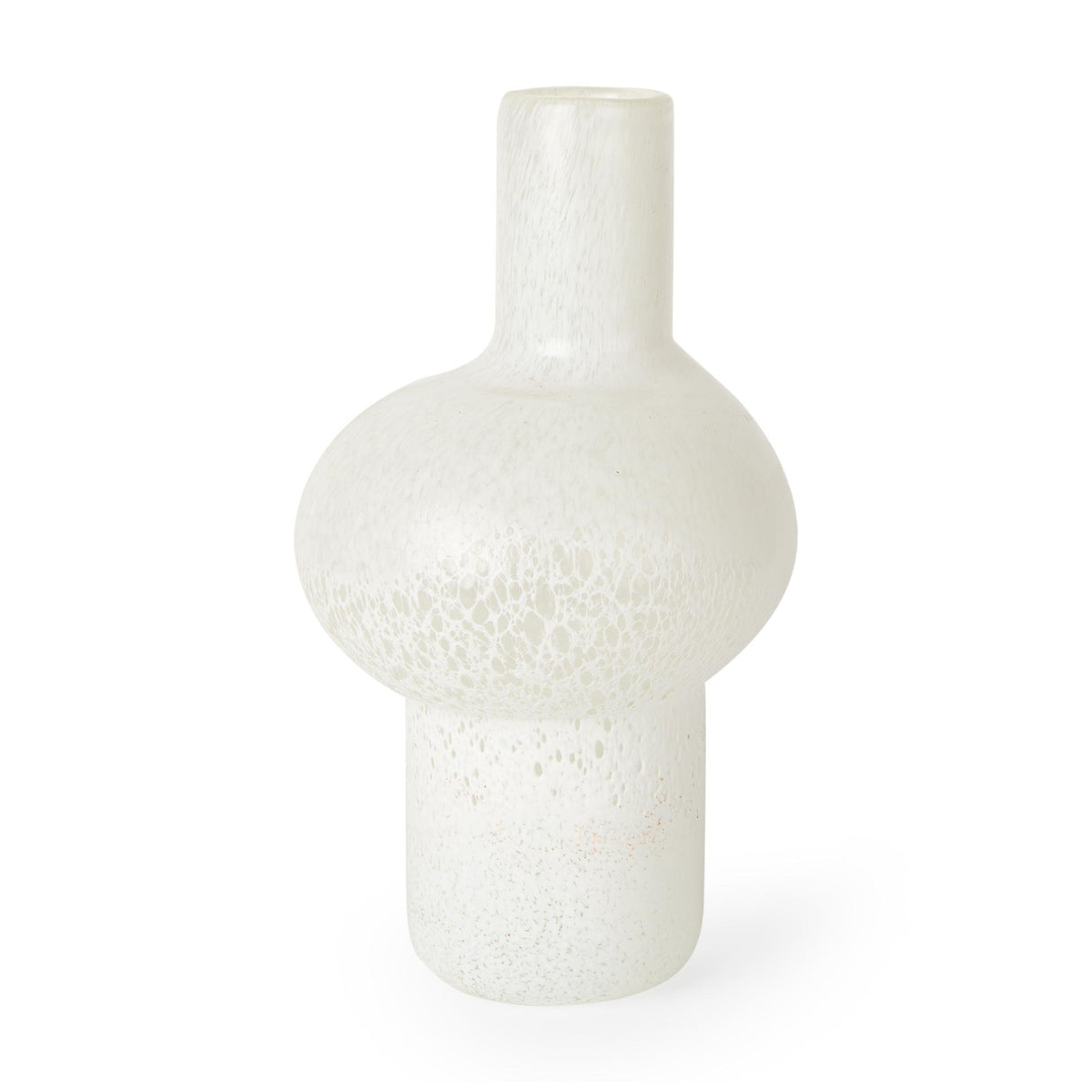 Mercana Heket Tall White Glass Vase