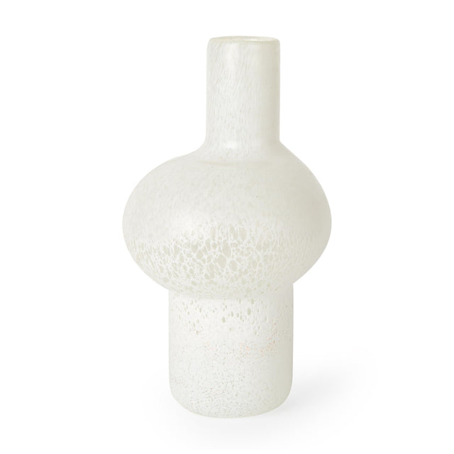 Mercana Heket Tall White Glass Vase