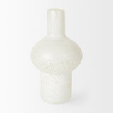 Mercana Heket Tall White Glass Vase