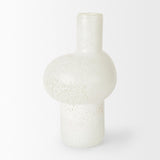 Mercana Heket Tall White Glass Vase