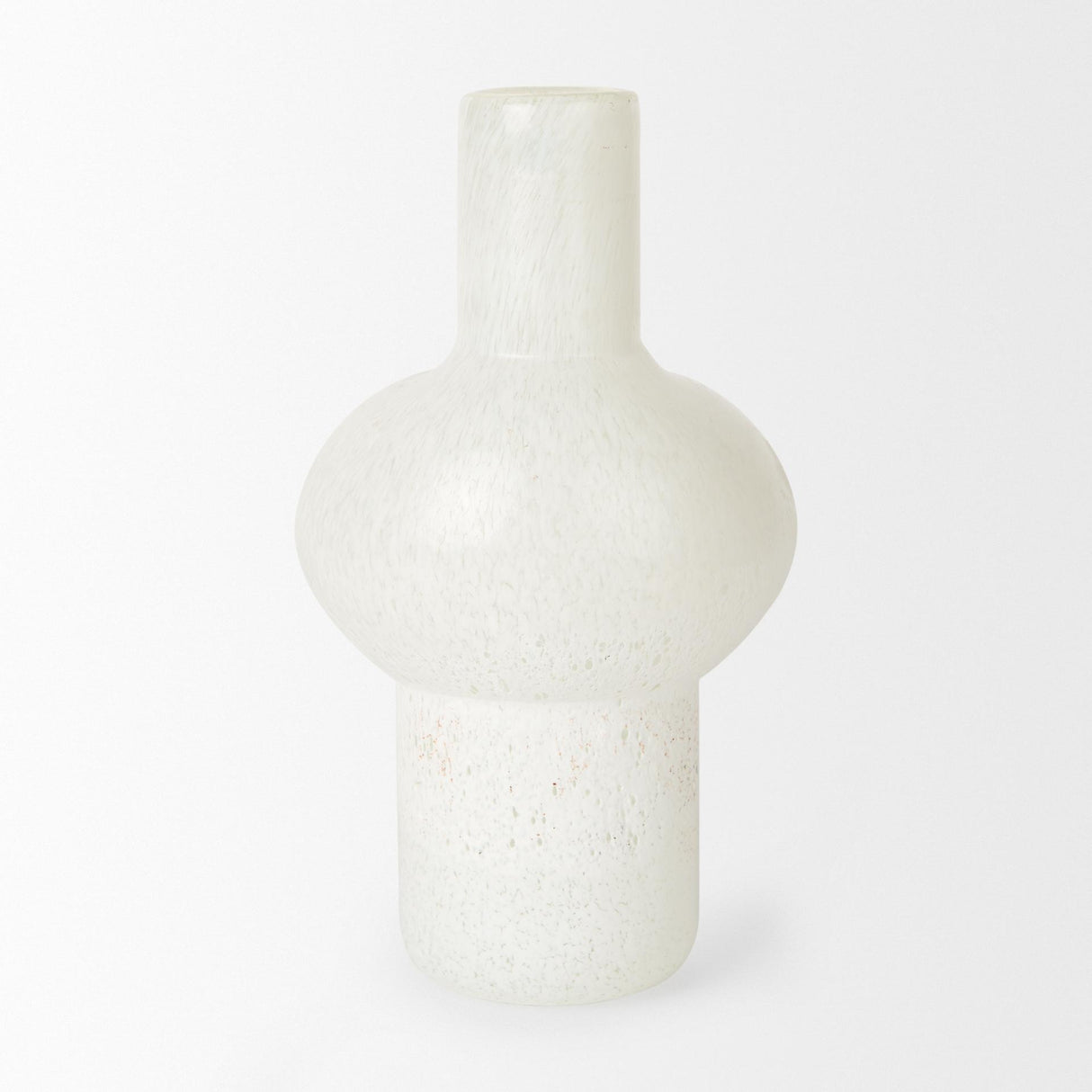 Mercana Heket Tall White Glass Vase