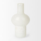 Mercana Heket Tall White Glass Vase