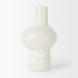 Mercana Heket Tall White Glass Vase