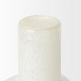 Mercana Heket Tall White Glass Vase