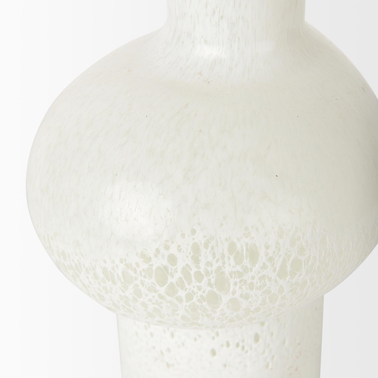 Mercana Heket Tall White Glass Vase