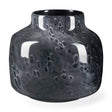 Mercana Masai Small Black Mottled Glass Vase