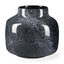 Mercana Masai Small Black Mottled Glass Vase