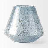 Mercana Robyn Short Blue Glass Vase